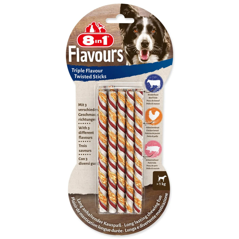 8in1 Triple Flavour Doplňkové krmivo pro psy 70 g