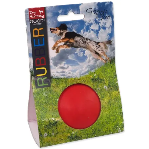 Hračka Dog Fantasy míček gumový házecí červený 6cm