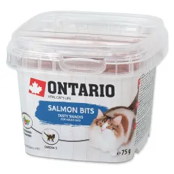 Pochúťka Ontario losos, vankúšiky 75g