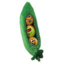 Hračka Dog Fantasy Crazy ball M set lôpt pískacie v tvare lusku 24cm