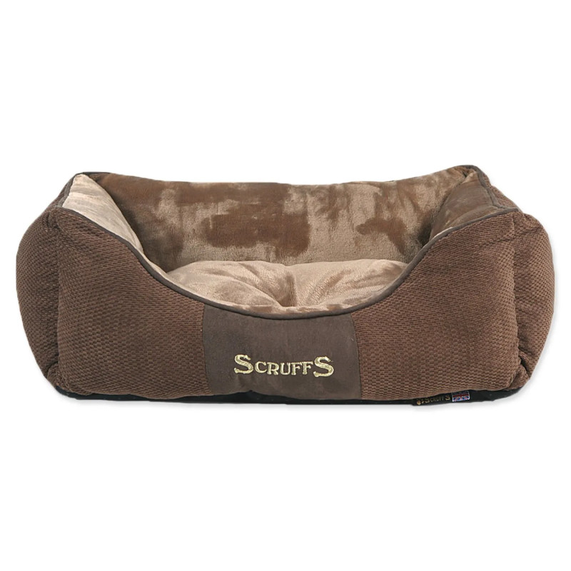 Pelíšek Scruffs Chester Box Bed čokoládový S 50x40cm