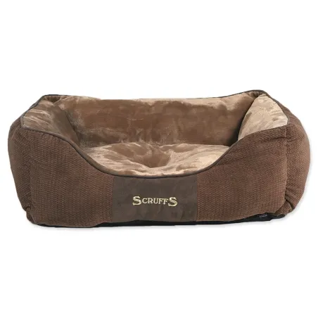 Pelíšek Scruffs Chester Box Bed čokoládový M 60x50cm