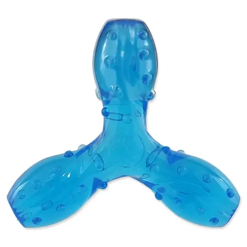 Hračka Dog Fantasy STRONG vrtule s vůní slaniny modrá 12,5 cm