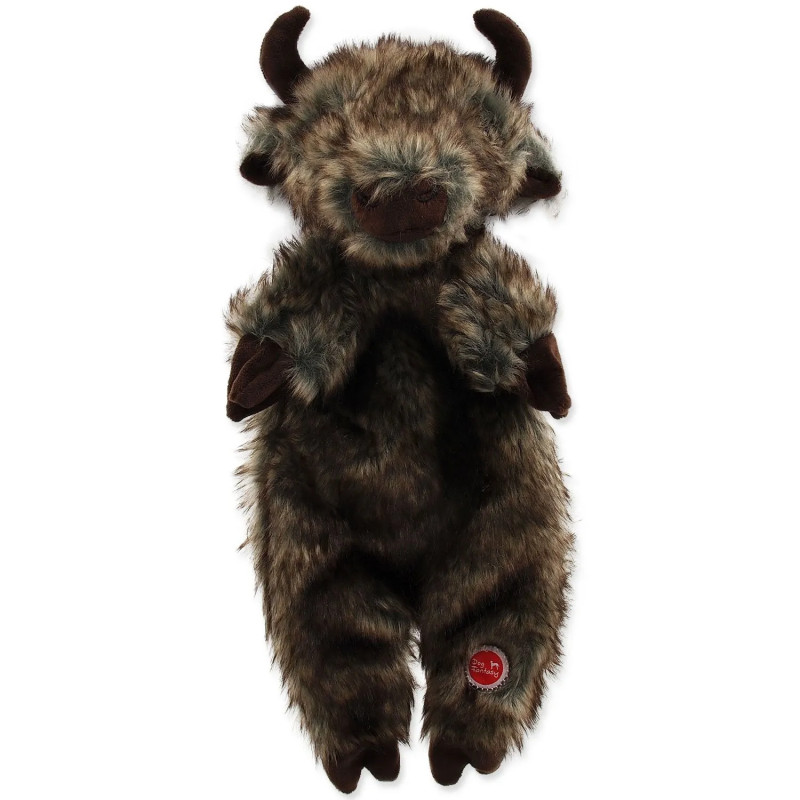 Hračka Dog Fantasy Skinneeez bizon plyš 34 cm