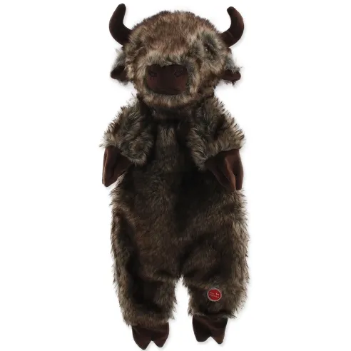 Hračka Dog Fantasy Skinneeez bizon plyš 50 cm