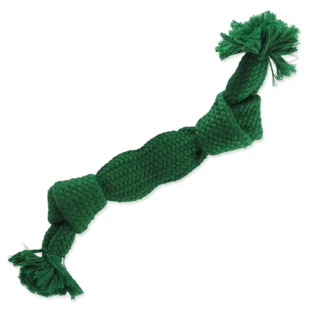 Hračka Dog Fantasy uzel pískací zelený 2 uzly 35 cm