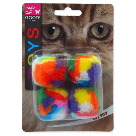 Hračka Magic Cat míček 3,75 cm 4 ks