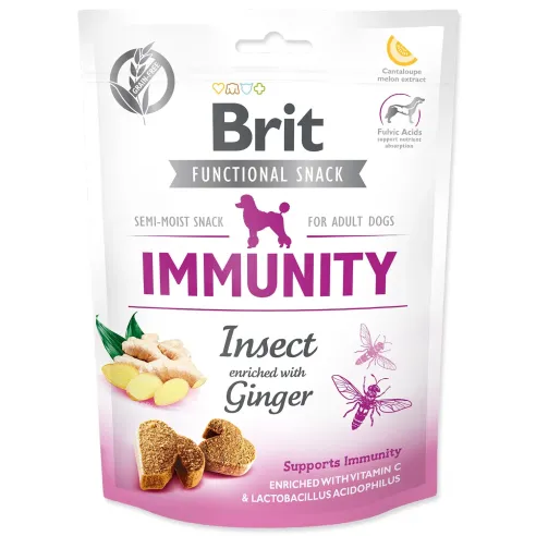 Brit snack Immunity isect & zázvor 150 g