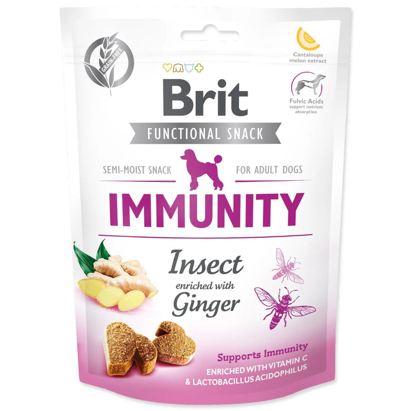 Brit snack Immunity isect & zázvor 150 g
