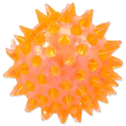 Hračka Dog Fantasy míček pískací oranžový 5cm