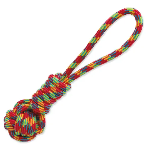Hračka Dog Fantasy přetahovadlo tenisák házecí 34 cm
