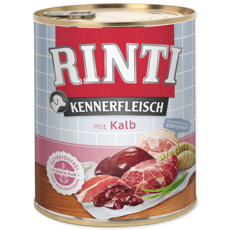 Konzerva Rinti Kennerfleisch Adult telecí 800g