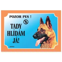 Tabuľka Dafiko belgický ovčiak
