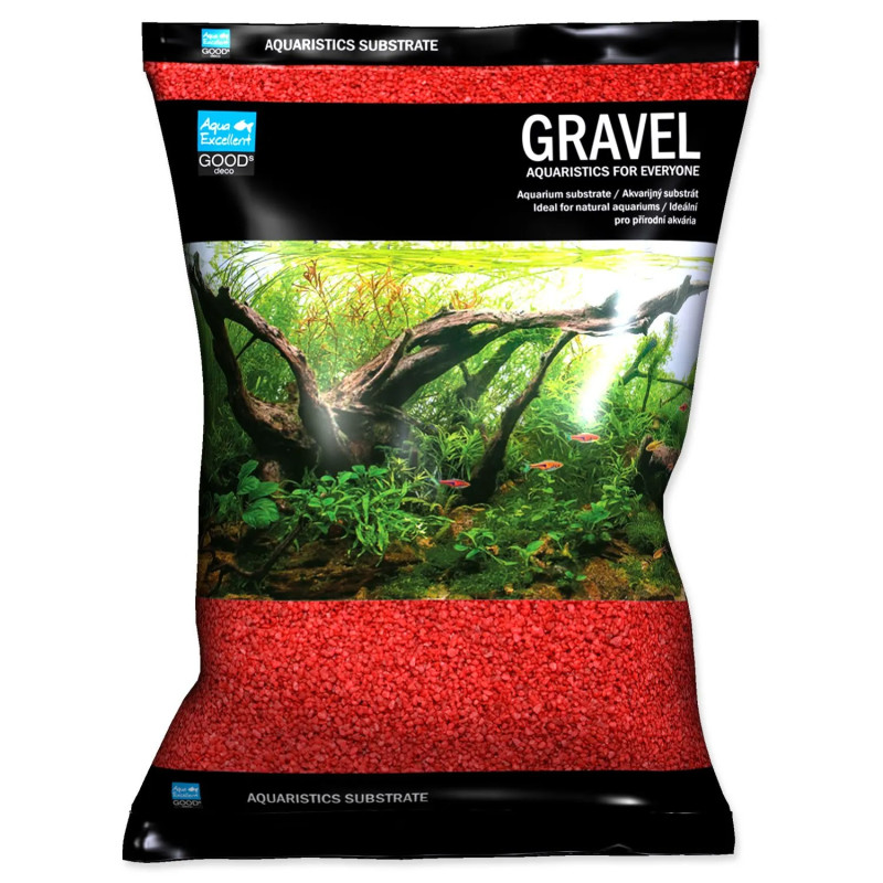 Písek Aqua Excellent zářivě růžový 1,6-2,2mm 3kg