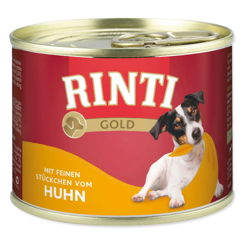 Konzerva Rinti Gold Adult kuře 185g