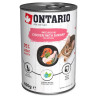 Konzerva Ontario Kitten kuře s krevetami, paštika 400g