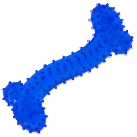Hračka Dog Fantasy Kost gumová modrá 11 cm