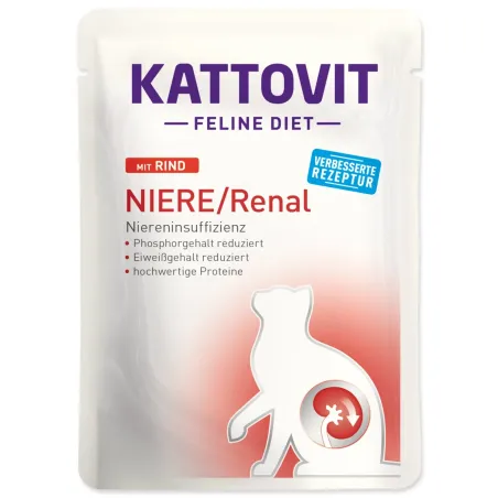 Kapsička Kattovit Renal hovězí 85g
