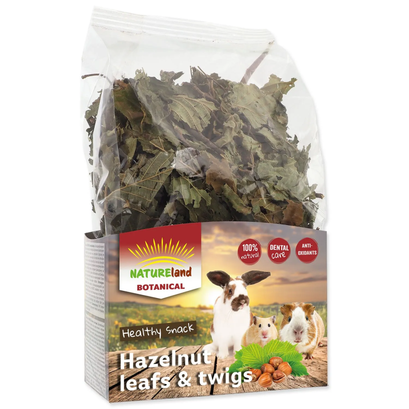 Pochoutka Nature Land Botanické větvičky z lísky 50g