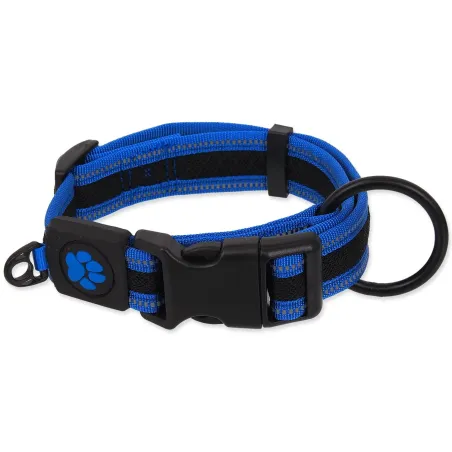 Obojek Active Dog Fluffy L modrý 3,2x39-59cm