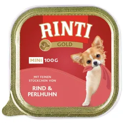 Vanička Rinti Gold Adult Mini hovädzie a perlička 100g