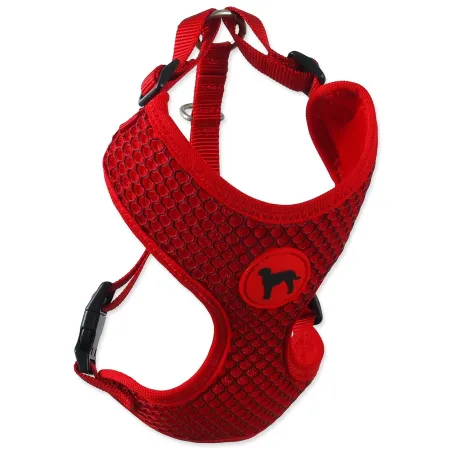 Postroj Active Dog Mellow XS červený 1,5x30-40 cm