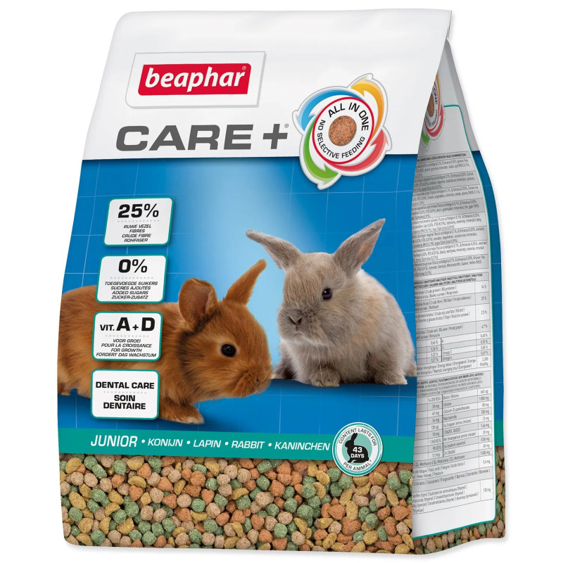 Krmivo Beaphar CARE+ králík junior 1,5 kg