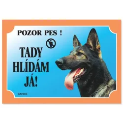 Tabuľka Dafiko nemecký ovčiak vlkošedý