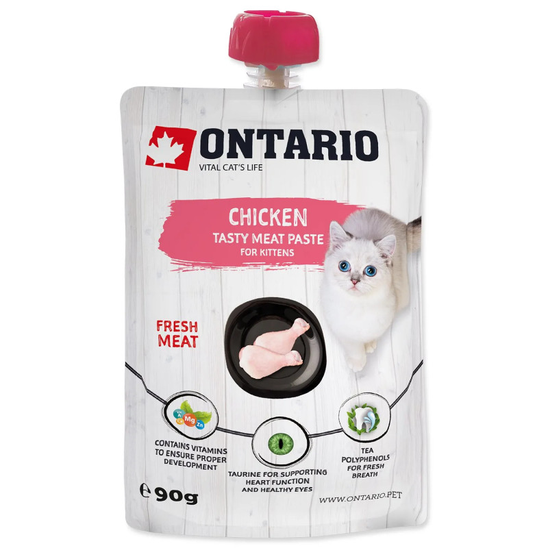 Pasta Ontario Kitten Kuře 90g