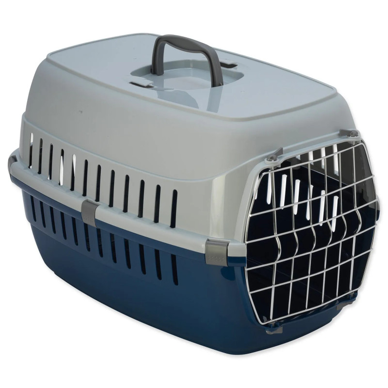 Přepravka Dog Fantasy Carrier 58x35x37cm modrá