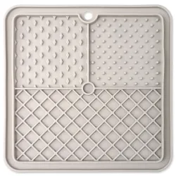 Podložka lízacia Epic Pet Lick&Snack štvorec svetlo šedý 20x20cm