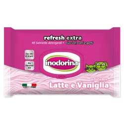 Obrúsky Inodorina Mlieko a Vanilka 40ks