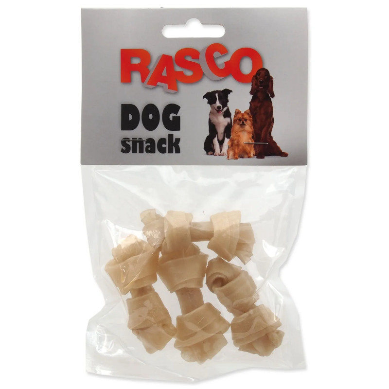 Pochoutka Rasco uzel buvolí 6,25 cm 4 ks