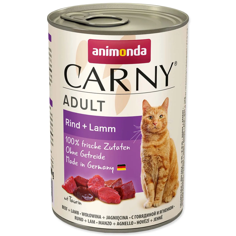 Konzerva Animonda Carny Adult hovězí a jehně 400g
