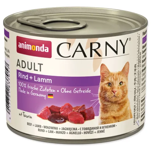 Konzerva Animonda Carny Adult hovězí a jehně 200g
