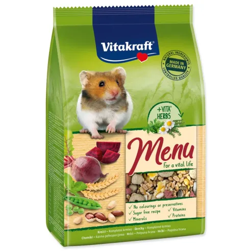 Krmivo Vitakraft Menu křeček 400g