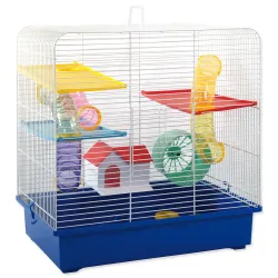 Klietka Small Animals CH5 biela a modrá 49x32,5x52,5cm