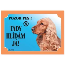 Tabuľka Dafiko kokeršpaniel anglický zlatý