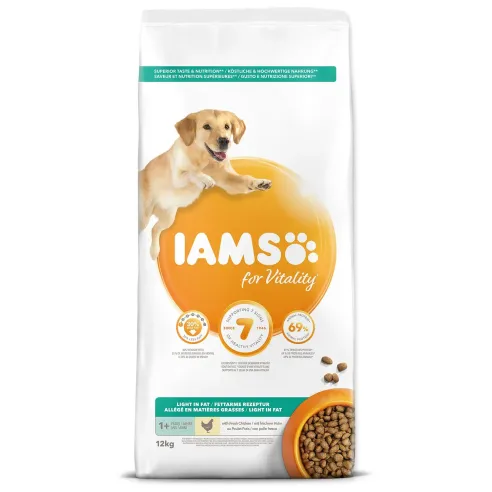 Krmivo IAMS Dog Adult Weight Control Chicken 12kg