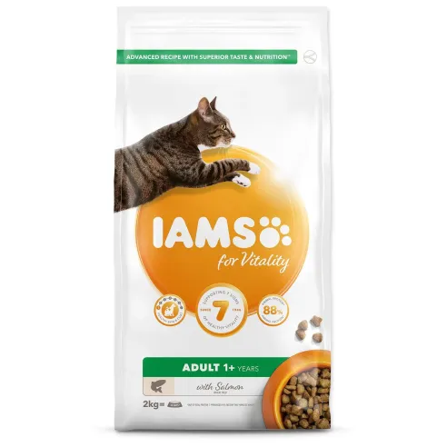 Krmivo IAMS Cat Adult Salmon 2kg