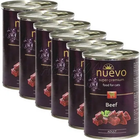 NUEVO cat Adult Beef bal. 6 x 400 g konzerva