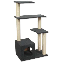 ODPOČÍVADLO MAGIC CAT LEONA KOBEREC ŠEDÉ 114 CM