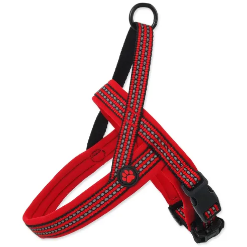 Postroj AD Neoprene XS červený 1,5x40-45cm