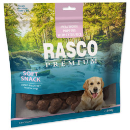 Pochoutka  Rasco Premium mouční červi a extra rýže 500g