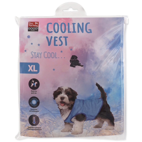 Chladicí vesta Dog Fantasy XL 40 cm