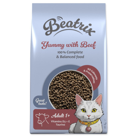 Krmivo Beatrix Adult s hovězím masem 10 kg