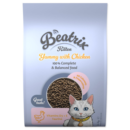 Beatrix Kitten s kuracím mäsom 1,4 kg