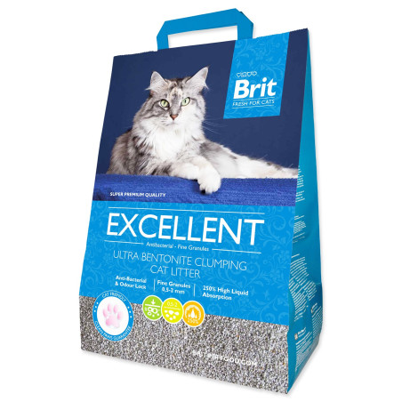 Podestýlka Brit Fresh for Cats Excellent Ultra Bentonit 5kg