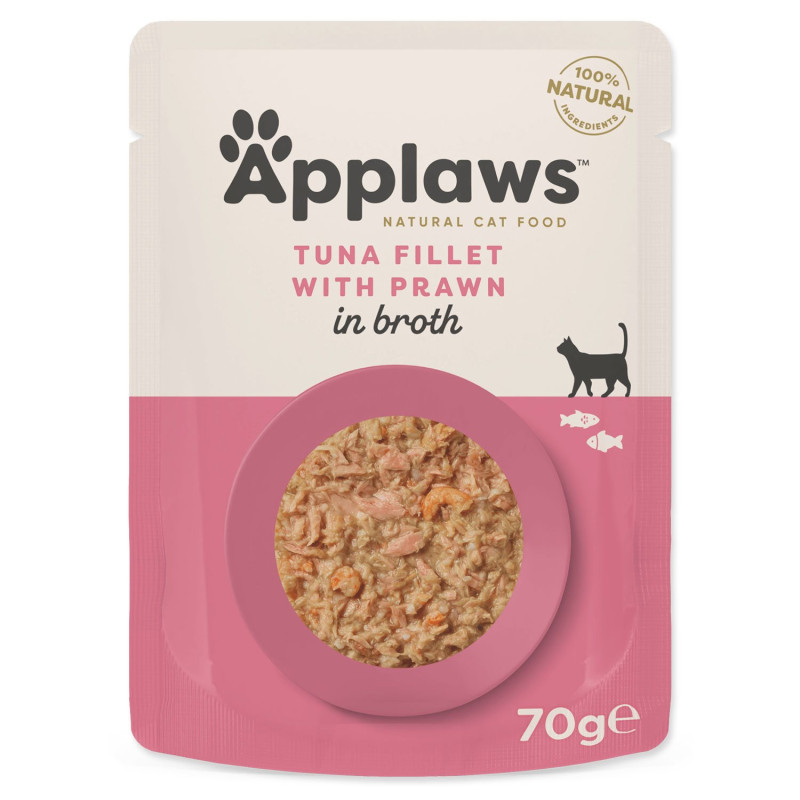 Kapsička Applaws Cat tuňák a krevety 70g