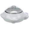 Dávkovač pamlskov pre psov Snack popper, 21×10×12 cm, sivá